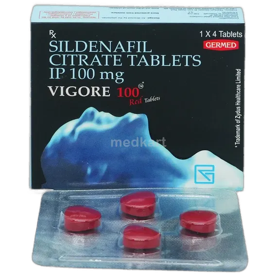 vigora 100mg tablet 4's